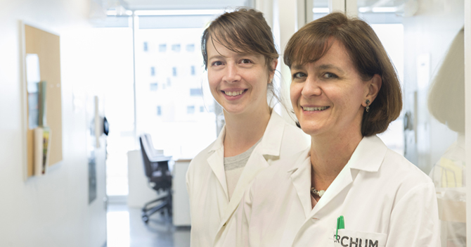 Catherine Larochelle et Nathalie Arbour