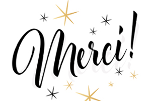 Remerciements de fin(début!) d'année