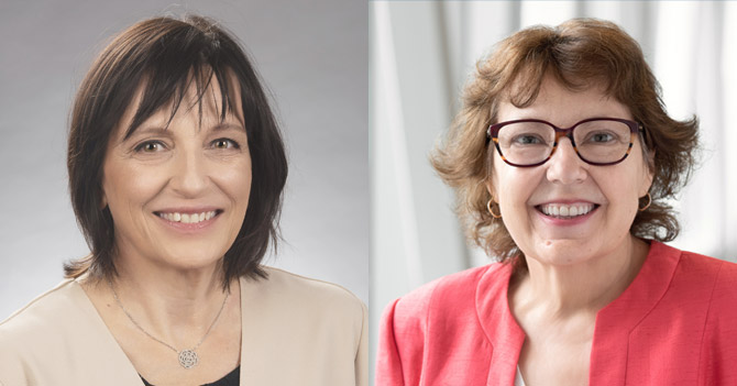 Julie Bruneau et Cécile Tremblay