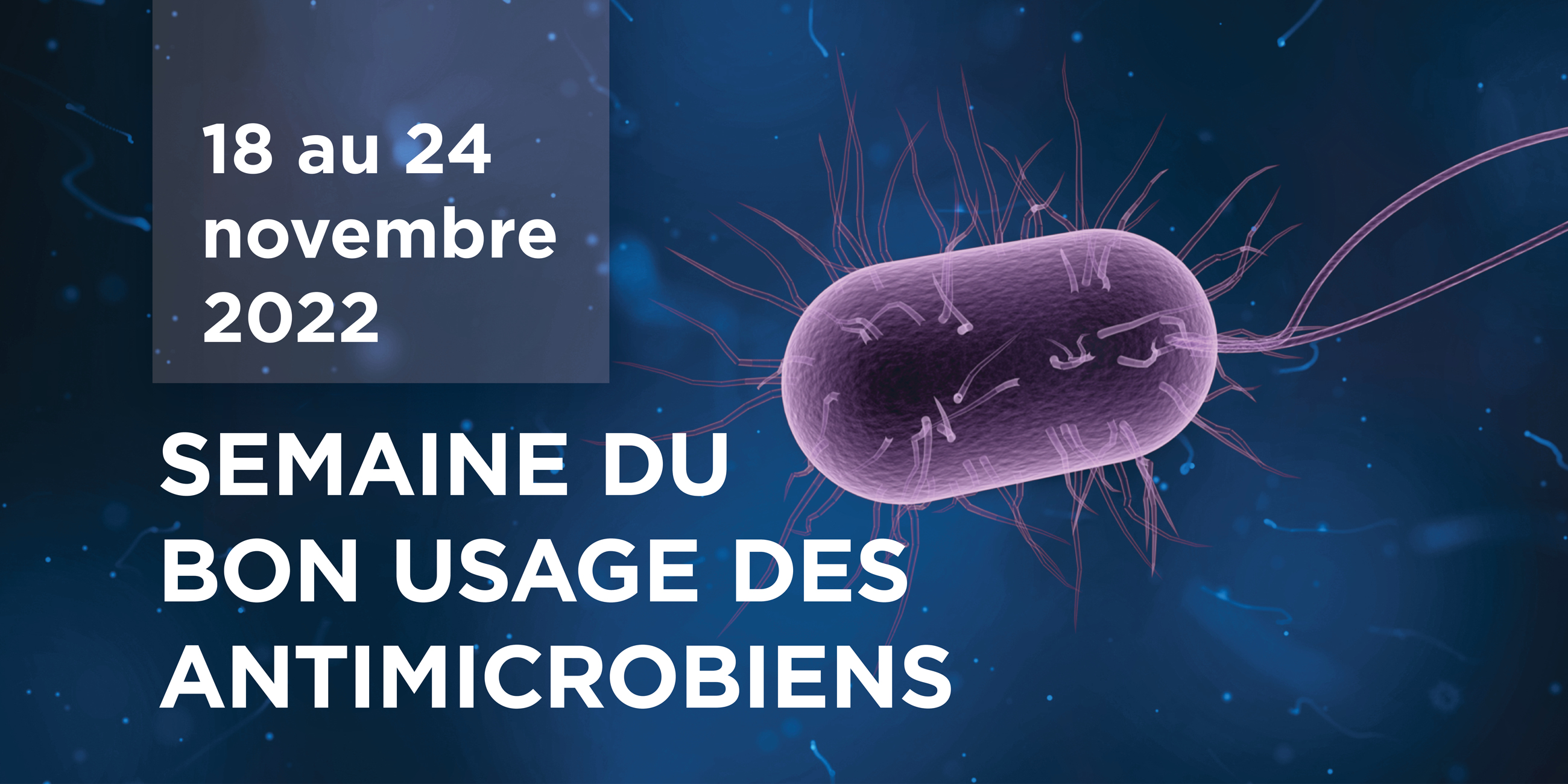 Semaine du bon usage des antimicrobiens du 18 au 24 novembre 2022